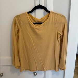 LOFT Mustard Long Sleeve Top